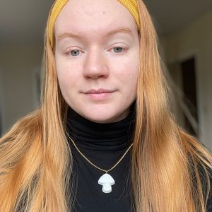 White Mushroom Necklace